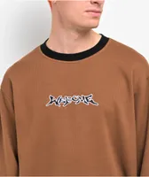 Welcome Breakdown Brown Long Sleeve Thermal T-Shirt