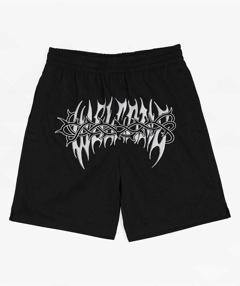 Welcome Brier Black Mesh Shorts