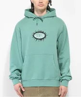 Welcome Burst Green Hoodie