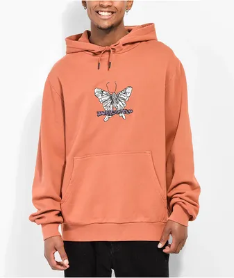 Welcome Butterfly Brown Hoodie