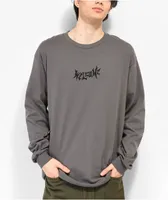 Welcome Castle Charcoal Long Sleeve T-Shirt