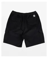 Welcome Chamber Black Cargo Shorts