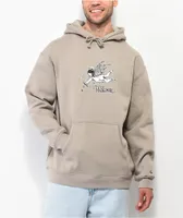 Welcome Cherub Beige Hoodie