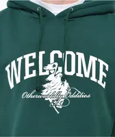 Welcome Collegiate Dark Green Hoodie