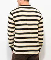 Welcome Cooper Bone Stripe Long Sleeve T-Shirt
