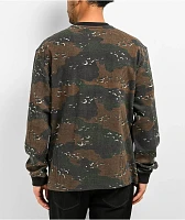 Welcome Covert Timber Camo Long Sleeve Waffle Knit T-Shirt