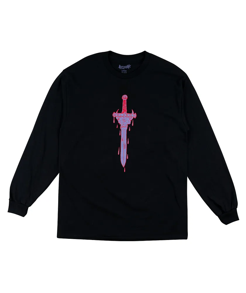 Welcome Dagger Black Long Sleeve T-Shirt