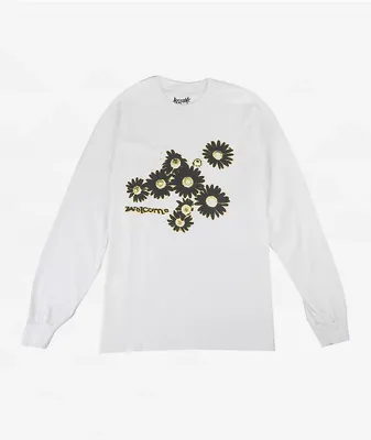 Welcome Daises White Long Sleeve T-Shirt 