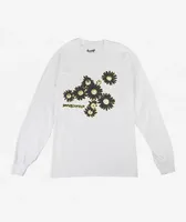 Welcome Daises White Long Sleeve T-Shirt 