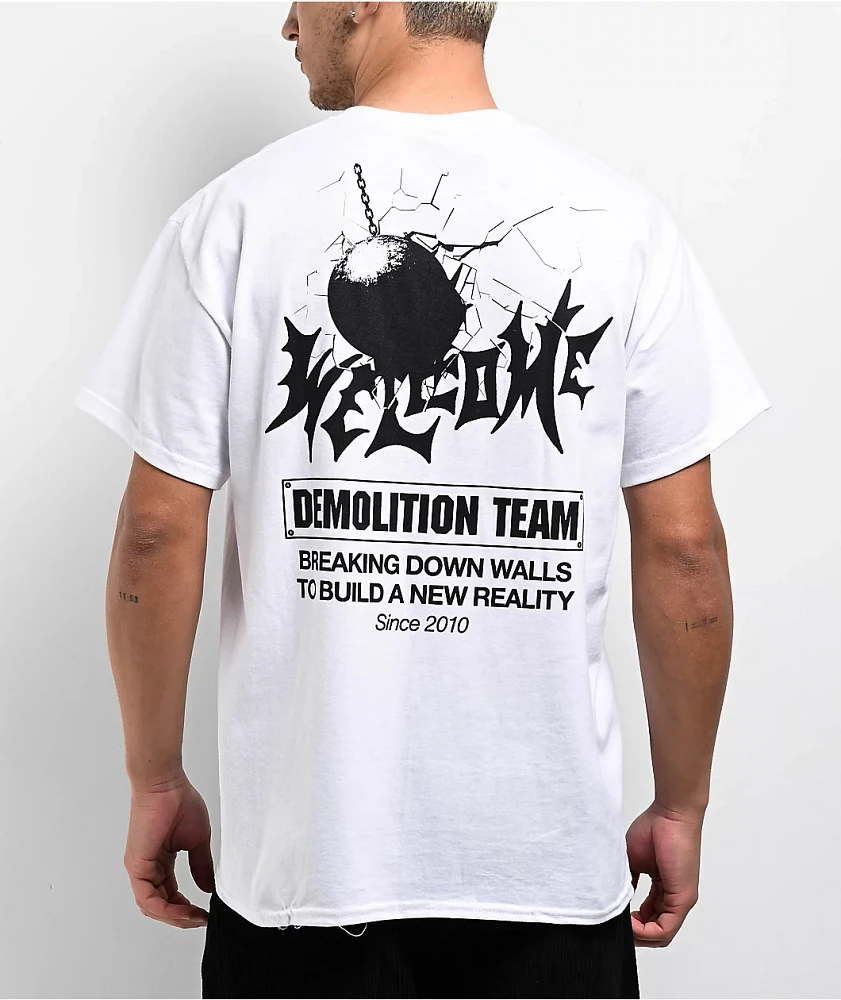 Welcome Demolition White T-Shirt