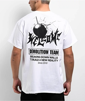 Welcome Demolition White T-Shirt