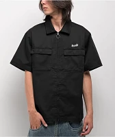 Welcome Diablo Black Zip Work Shirt