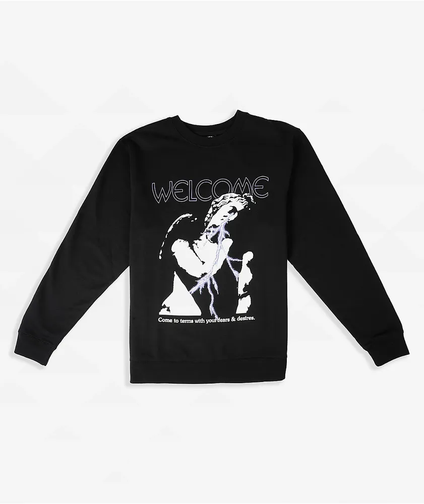 Welcome Eros Black Crewneck Sweatshirt