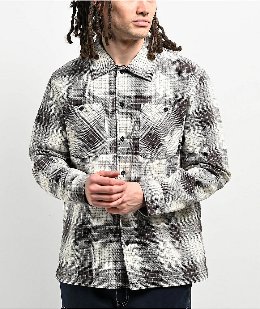 Welcome Fang Black & White Flannel Shirt