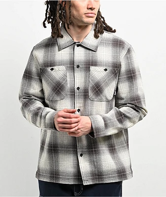 Welcome Fang Black & White Flannel Shirt