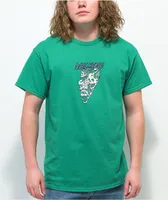 Welcome Flames Green T-Shirt