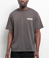 Welcome Fly By Night Brown Enzyme Wash T-Shirt