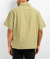 Welcome Garage Cedar Green Stripe Work Shirt