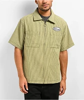 Welcome Garage Cedar Green Stripe Work Shirt