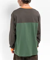 Welcome Gridiron Grey & Green Long Sleeve T-Shirt
