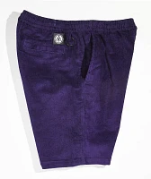 Welcome Hydra Purple Corduroy Shorts