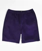 Welcome Hydra Purple Corduroy Shorts