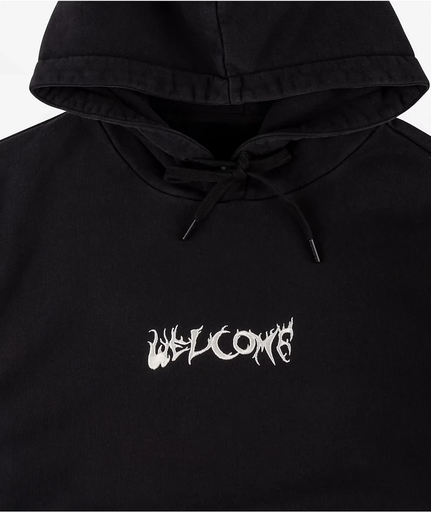 Welcome Light And Easy Black Hoodie