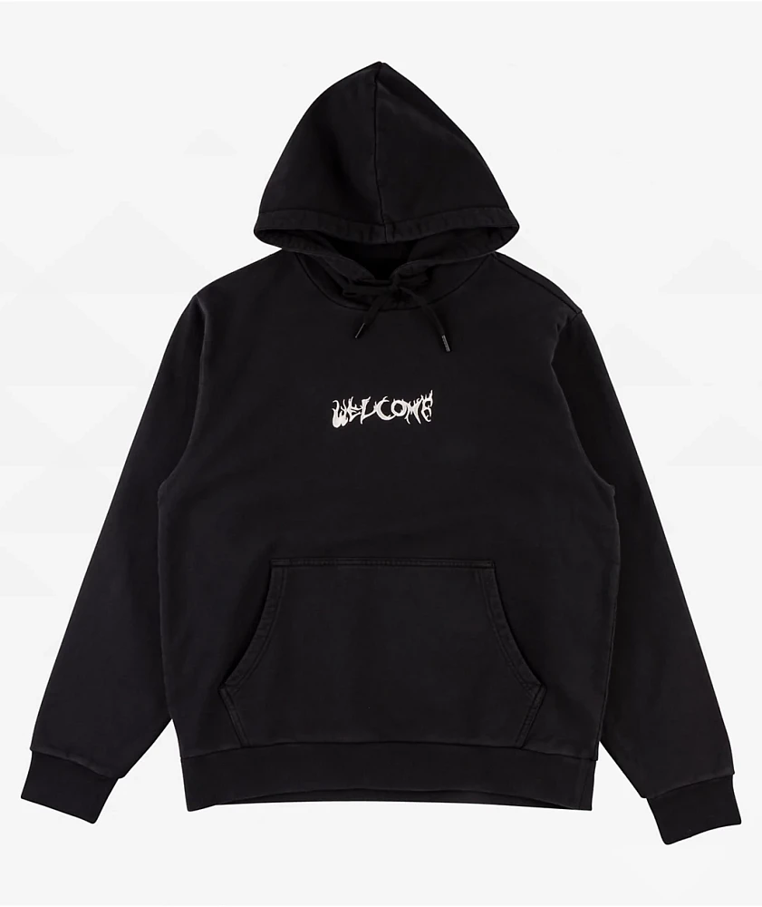 Welcome Light And Easy Black Hoodie