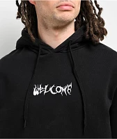 Welcome Light And Easy Black Pigment Dye Hoodie