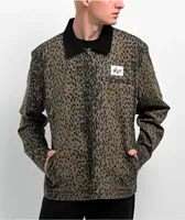 Welcome Lumos Brown Leopard Jacket