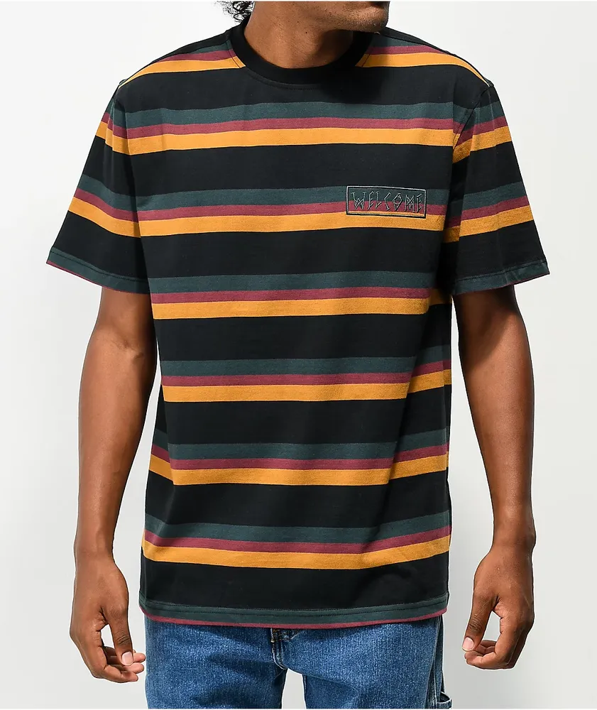 Welcome Medius Black Stripe T-Shirt