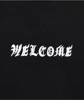 Welcome Mushroom Witch Black T-Shirt