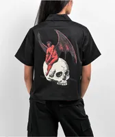 Welcome Nephilim Black Short Sleeve Work Shirt