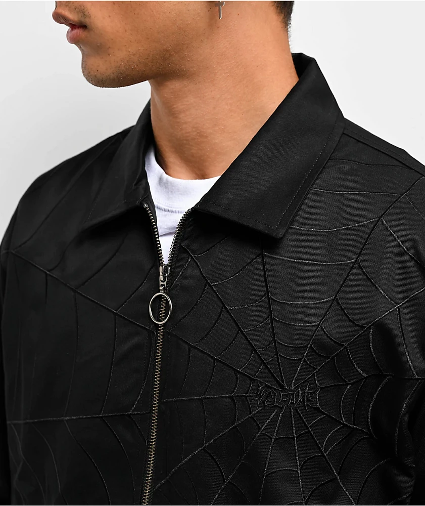 Welcome Nexus Embroidered Black Jacket