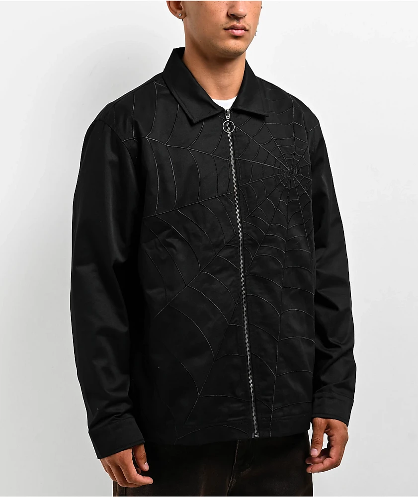 Welcome Nexus Embroidered Black Jacket