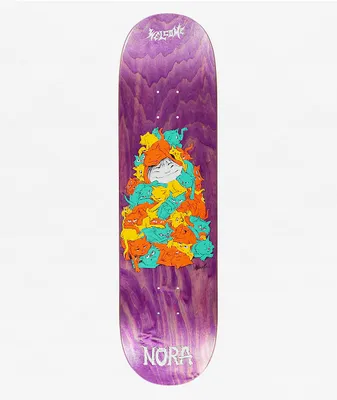 Welcome Nora Purr Pile 8.25" Skateboard Deck