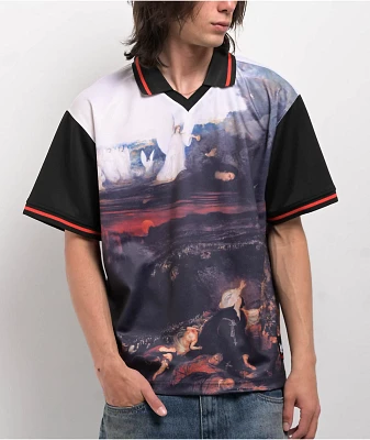 Welcome Rapture Black Soccer Jersey