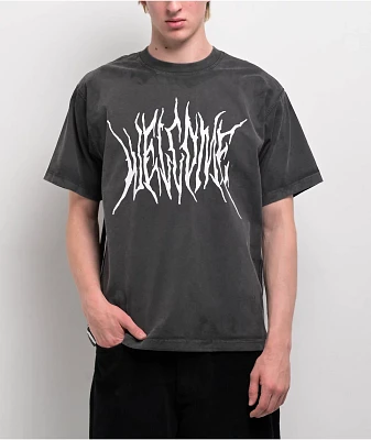 Welcome Screen Overprint Black T-Shirt