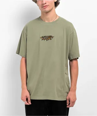 Welcome Shell Olive Knit T-Shirt