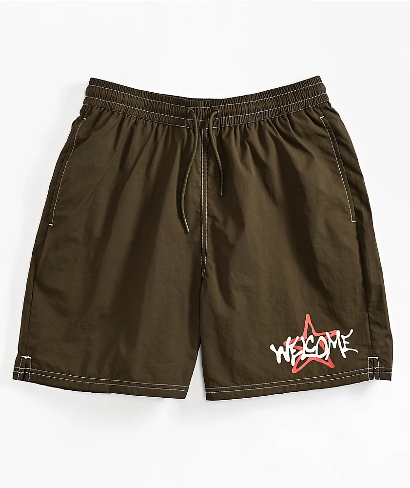 Welcome Sirius Brown Board Shorts