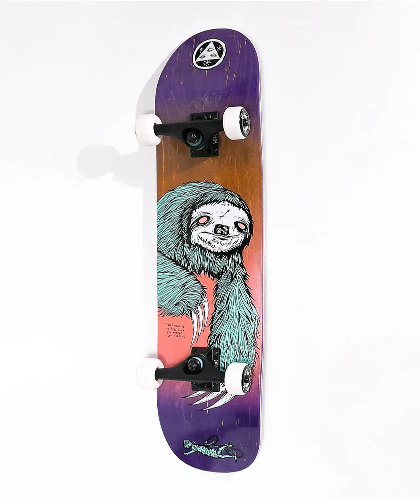 Welcome Sloth 8.0" Skateboard Complete
