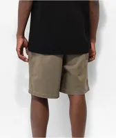 Welcome Soft Core 2 Brown Elastic Waist Shorts