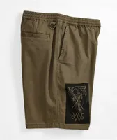 Welcome Soft Core 2 Brown Elastic Waist Shorts