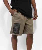 Welcome Soft Core 2 Brown Elastic Waist Shorts