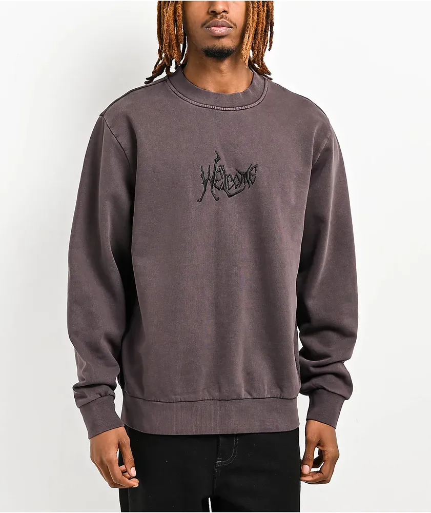 Welcome Spine Purple Crewneck Sweatshirt