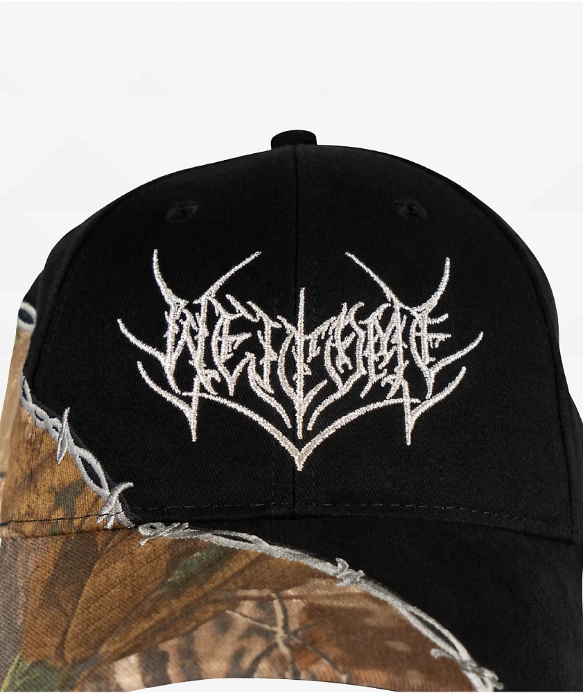 Welcome Splinter 2.0 Black & Camo Strapback Hat