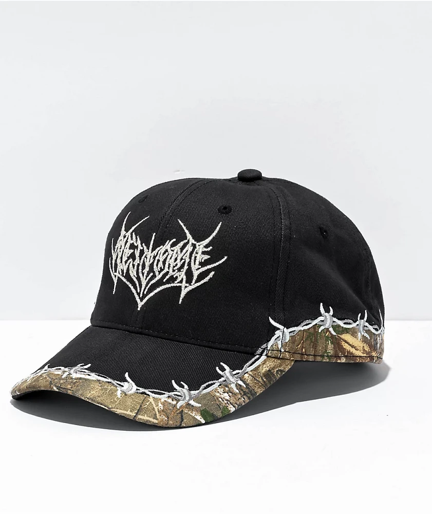 Welcome Splinter Black & Camo Strapback Hat