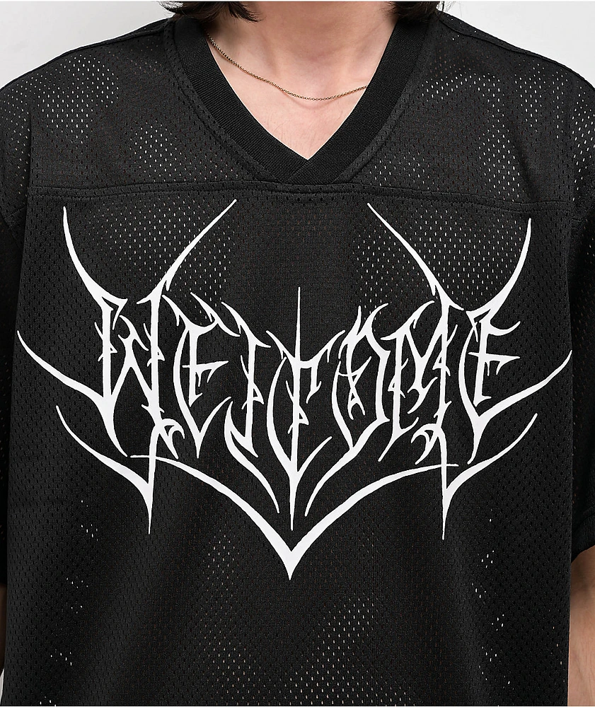 Welcome Splinter Black Football Jersey