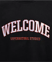 Welcome Student Black Crewneck Sweatshirt