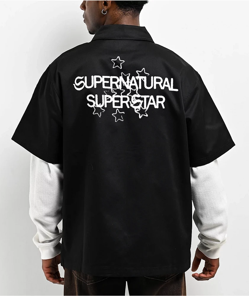 Welcome Supernatural Black & White 2fer Work Shirt